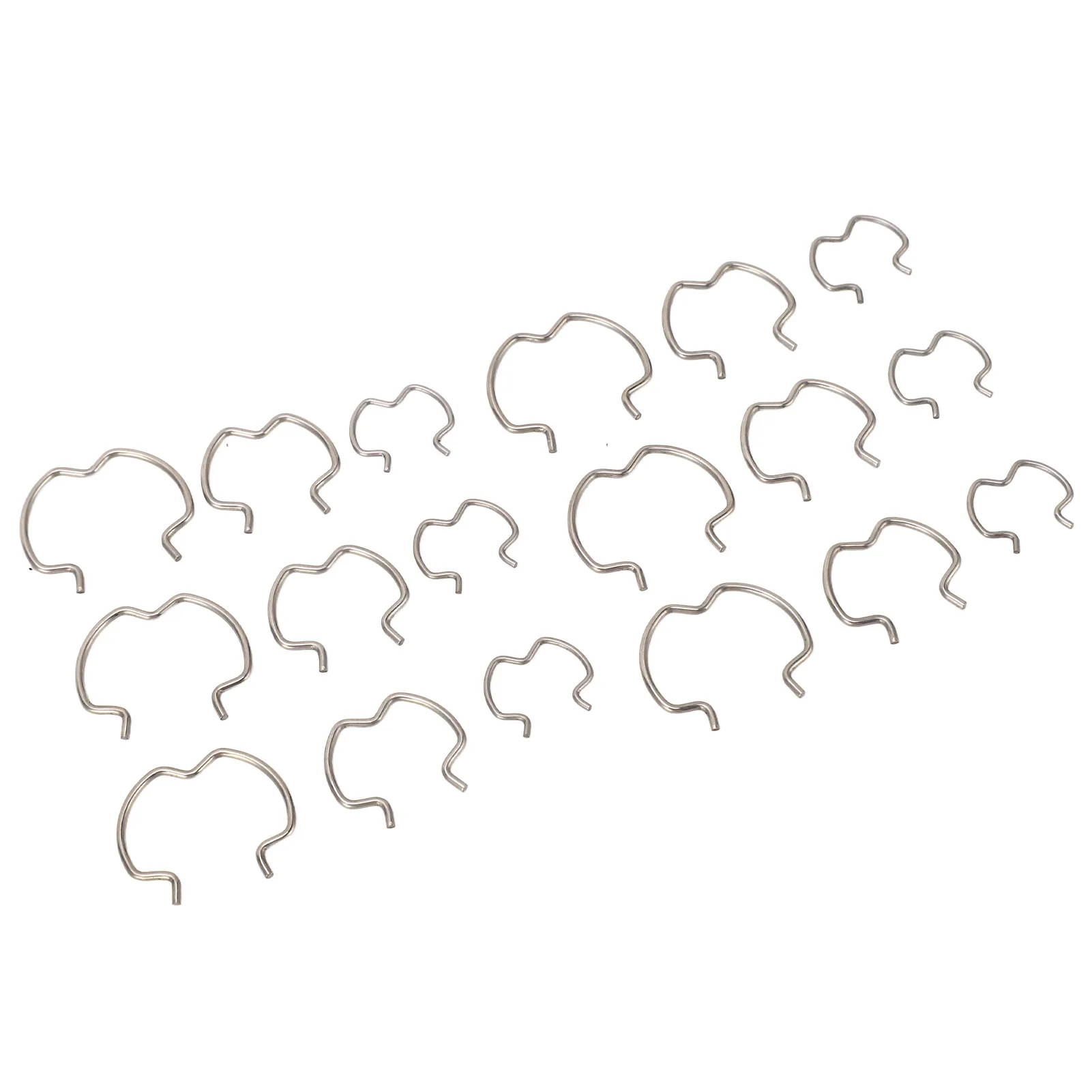 18 Uds 800 801 Clips de conector rápido resistentes 3 tamaños diferentes 3/8 pulgadas 1/2 pulgadas 5/8 pulgadas Clip de retención de línea de enfriador de transmisión para coche - imagen 5