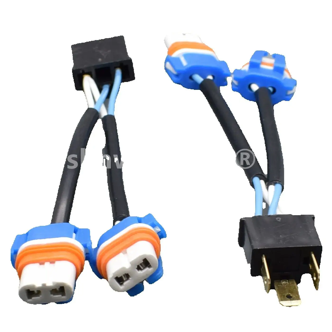 Shhworldsea adaptador de faro H4 macho-hembra para 9005/9006