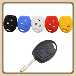 Funda de silicona para llave Ford Focus, Fiesta y Mondeo 3 botones