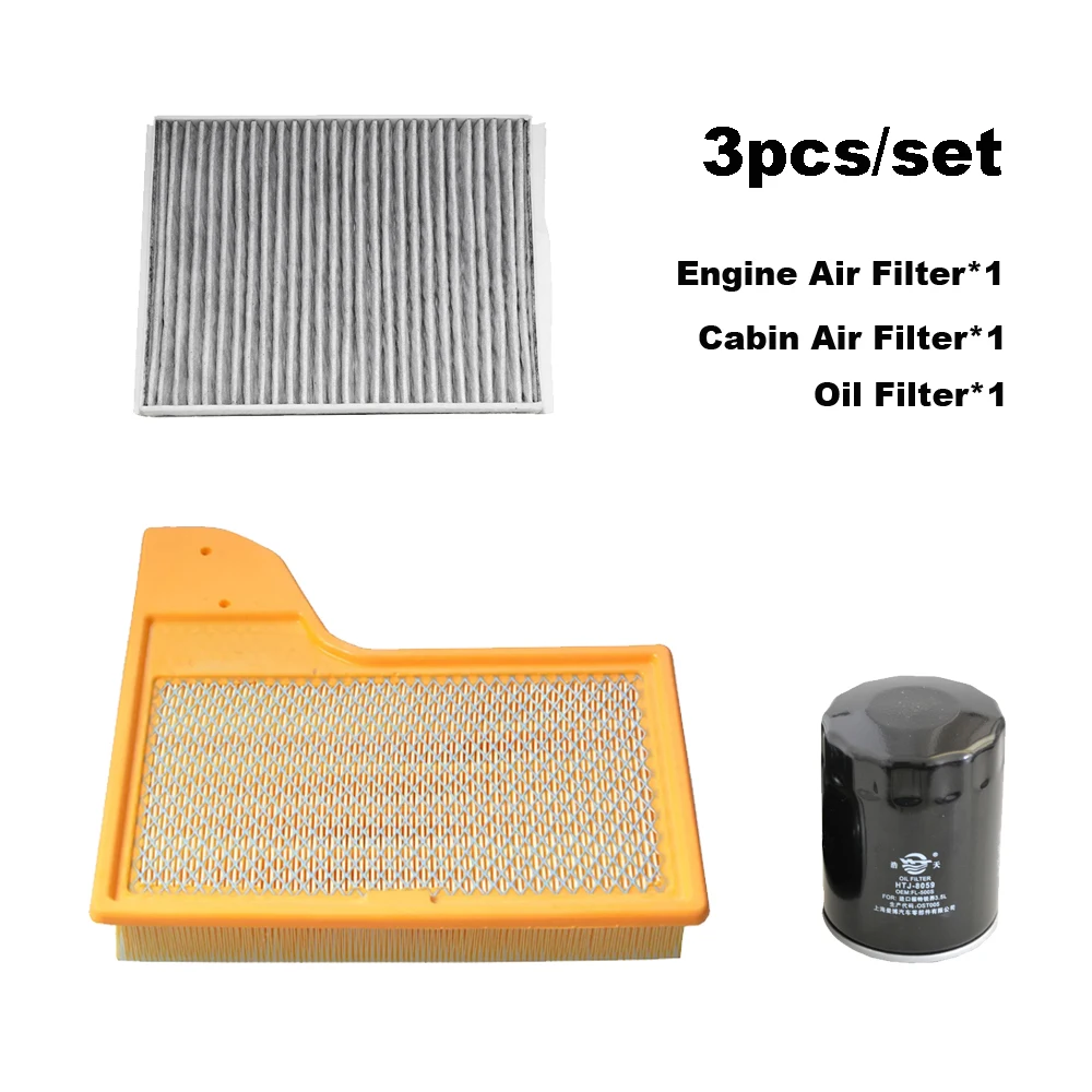 Kit de filtros Ford Mustang 2014-2015: aceite, aire y habitáculo