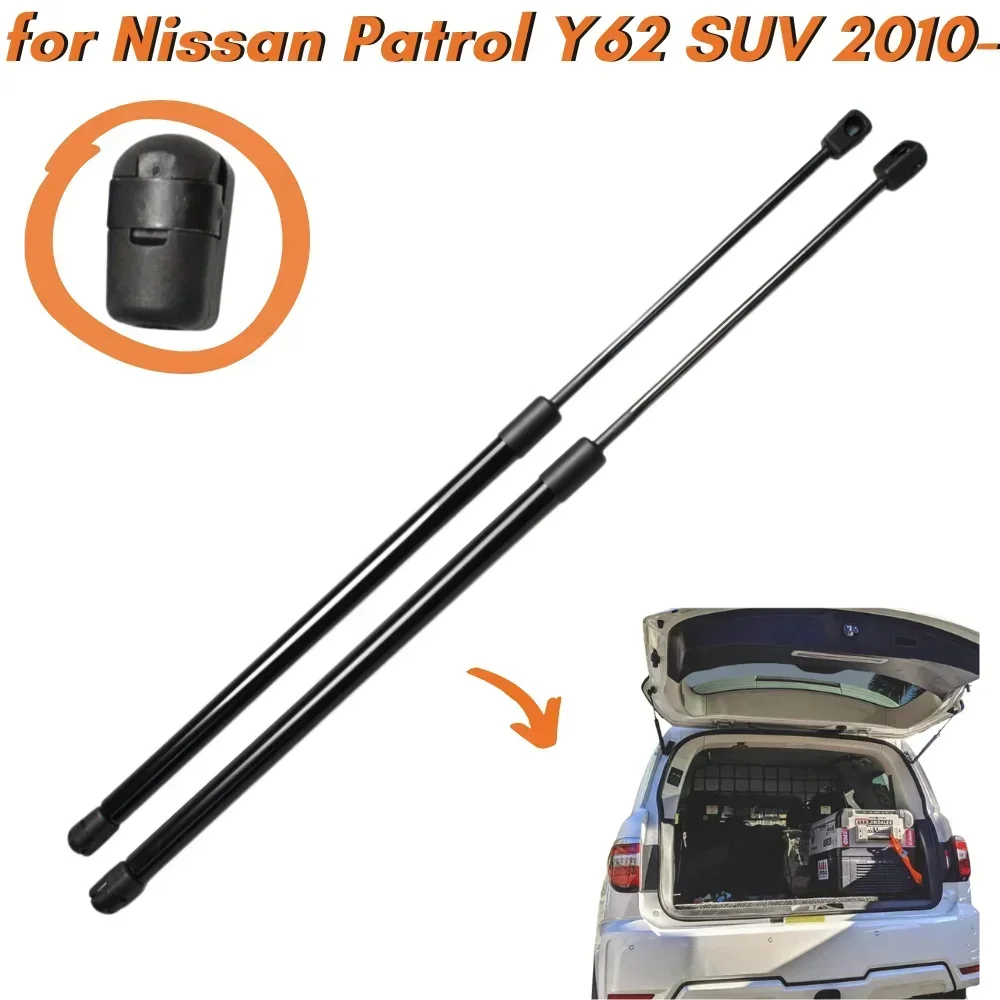 Puntales de maletero Nissan Patrol Y62 sin portón eléctrico