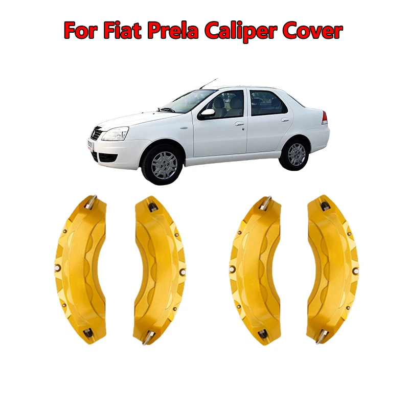 Kit cubrepinzas de freno Prela aluminio para Fiat – delantero/trasero