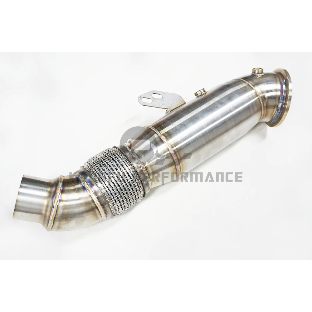 Downpipe alto flujo SS304 BMW B58 M140i M240i 340i 740i - imagen 2