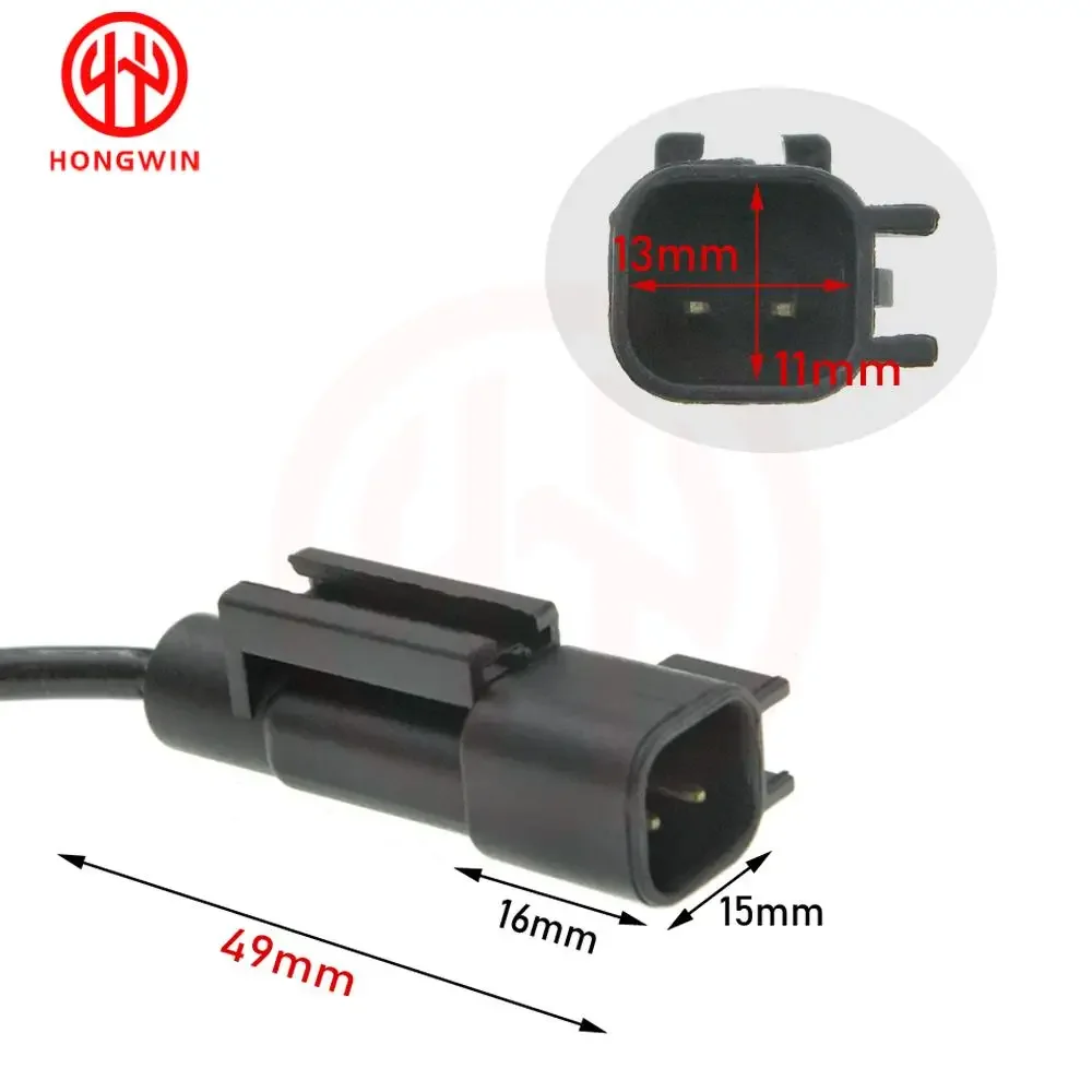 Detalle del sensor de velocidad ABS trasero