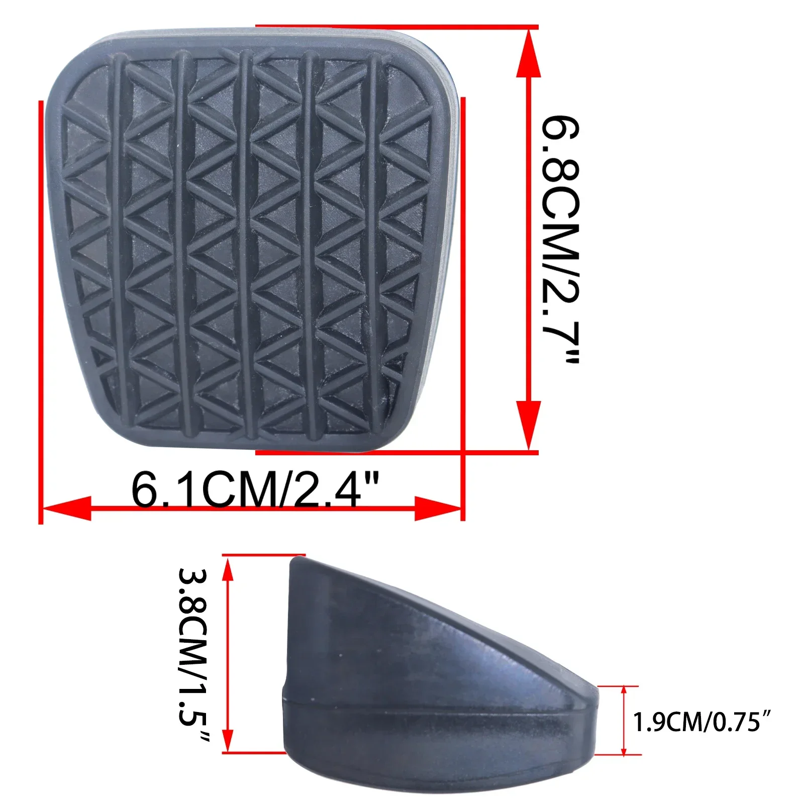 Cubierta pedal embrague goma 13281353 – Astra J, Zafira C, Insignia - imagen 4