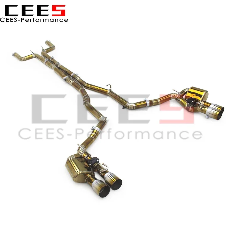 Escape cat-back valvetronic Cees con mando para Maserati Ghibli 3.0T - imagen 3