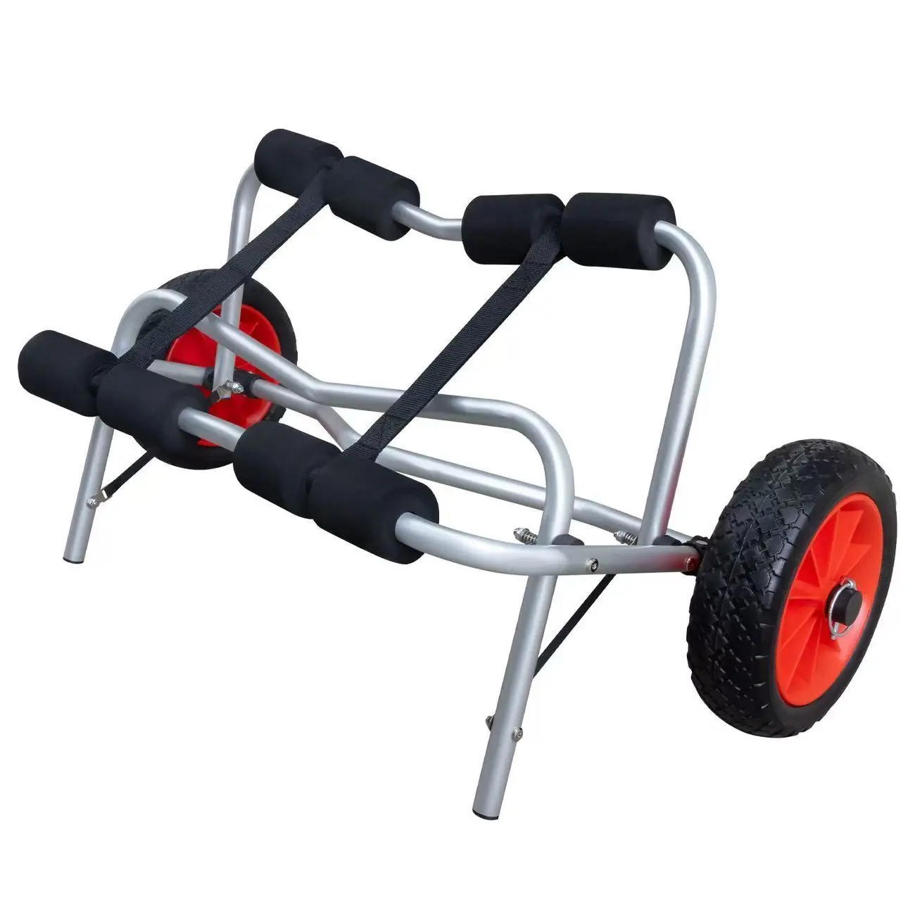 Carrito plegable de aluminio para kayak, canoa y bote de pesca