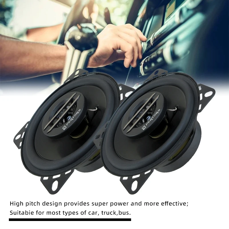 Altavoz coaxial 4 pulgadas 240W HiFi para coche - imagen 4