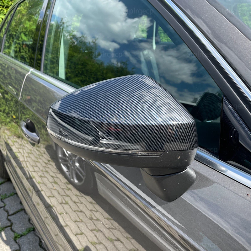 Carcasas de retrovisor Audi A3/S3/RS3 8V plata y negro - imagen 4