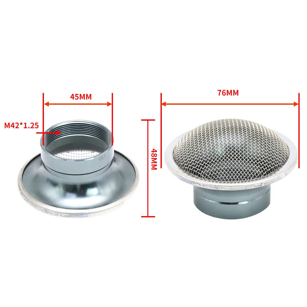 ZS Racing-filtro de aire de carburador para motocicleta, 42mm, copa de viento, bocina de viento, copa de bocina de viento para PHBH AS BD BS RD RS - imagen 2