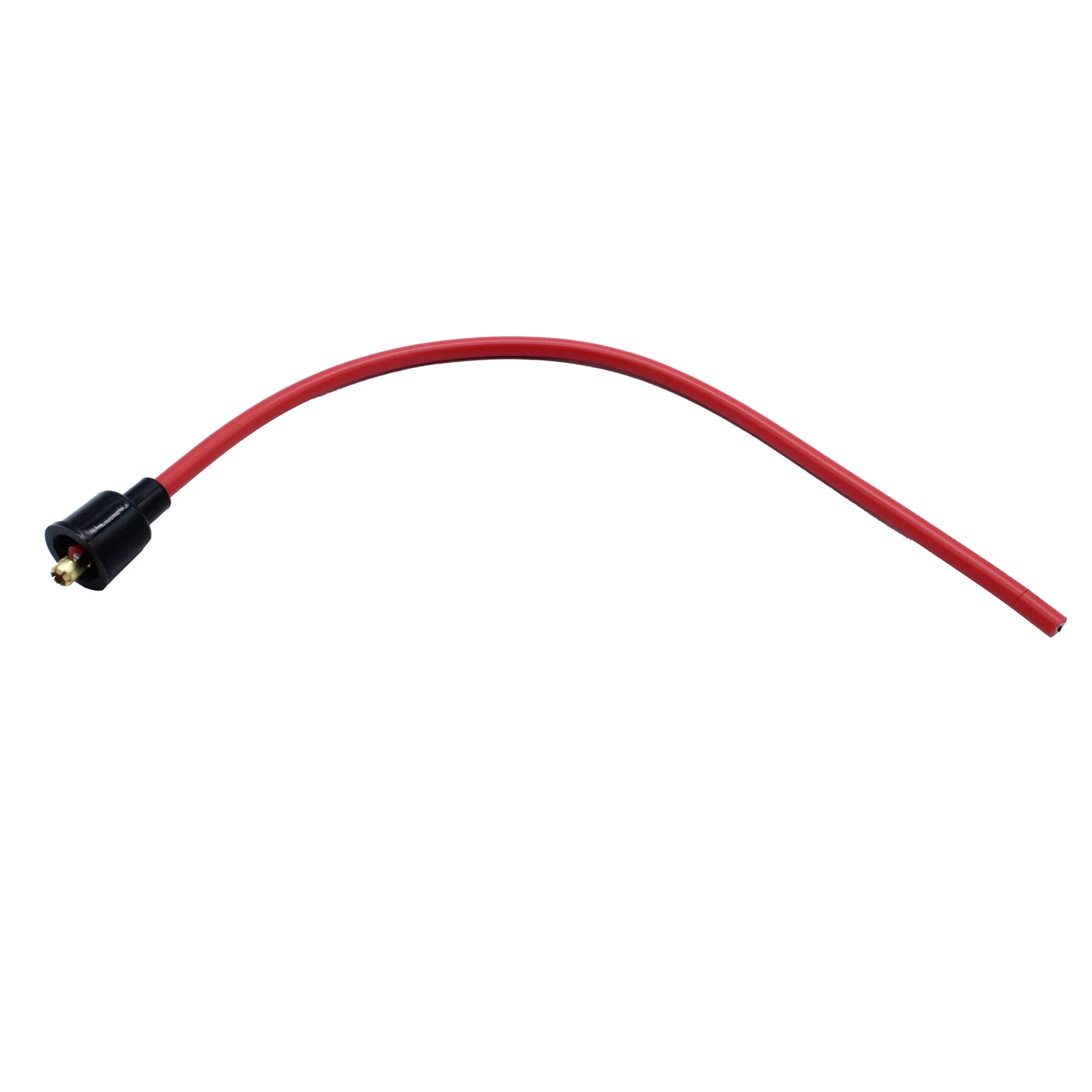 Juego de cables de bujía AB56-4041R, cobre en espiral 8 mm rojos