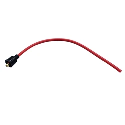 Juego de cables de bujía AB56-4041R, cobre en espiral 8 mm rojos