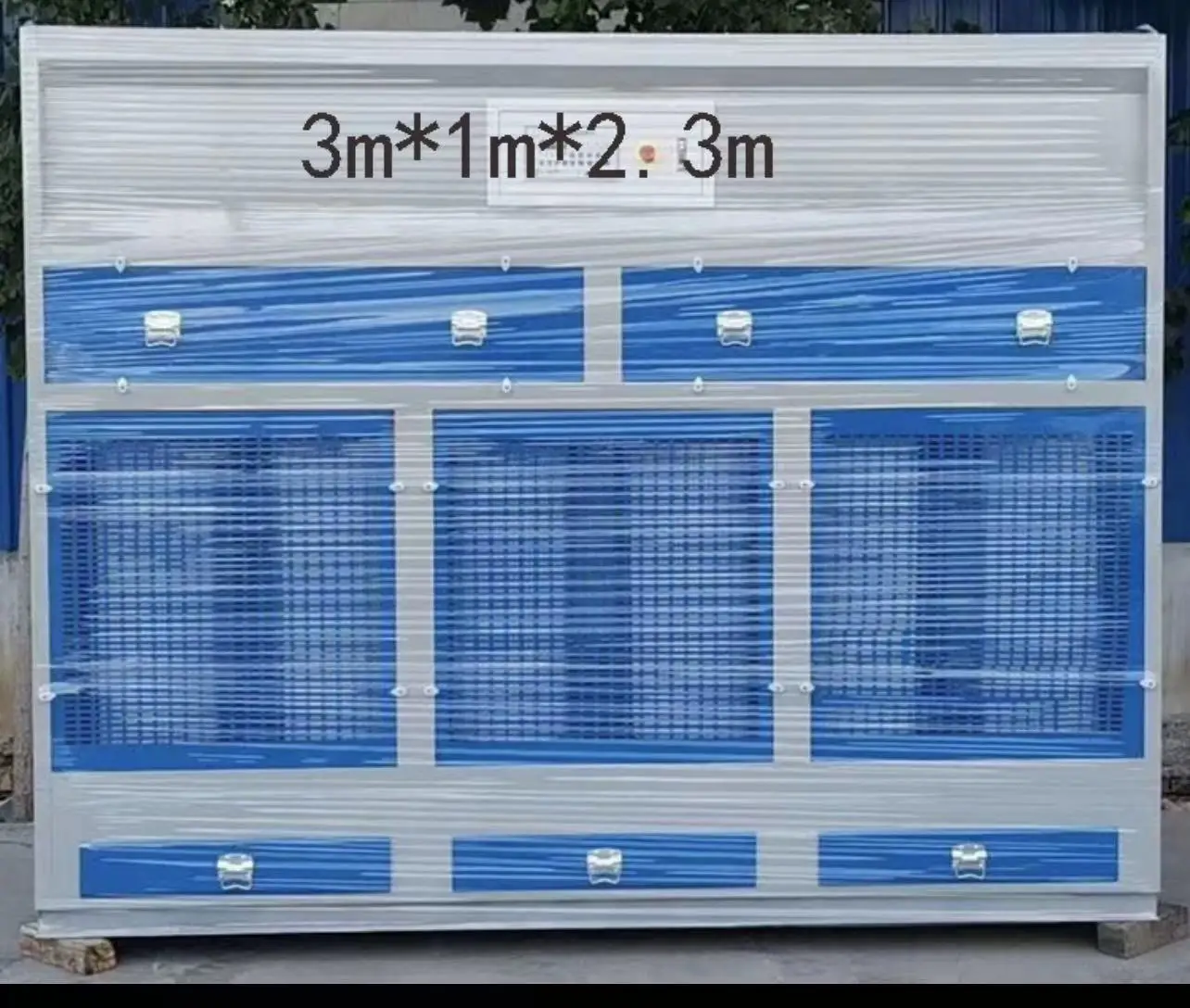 Máquina recolectora de polvo de 3m para lijar, colector de polvo con cabina de pulverización con 2 ventiladores de escape, muebles o gabinete de lijado de piedra - imagen 4