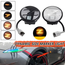 Luz de posición LED secuencial con logo Z para Nissan 350Z 370Z Z33/34