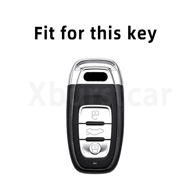 Funda suave de TPU para llave de coche Audi