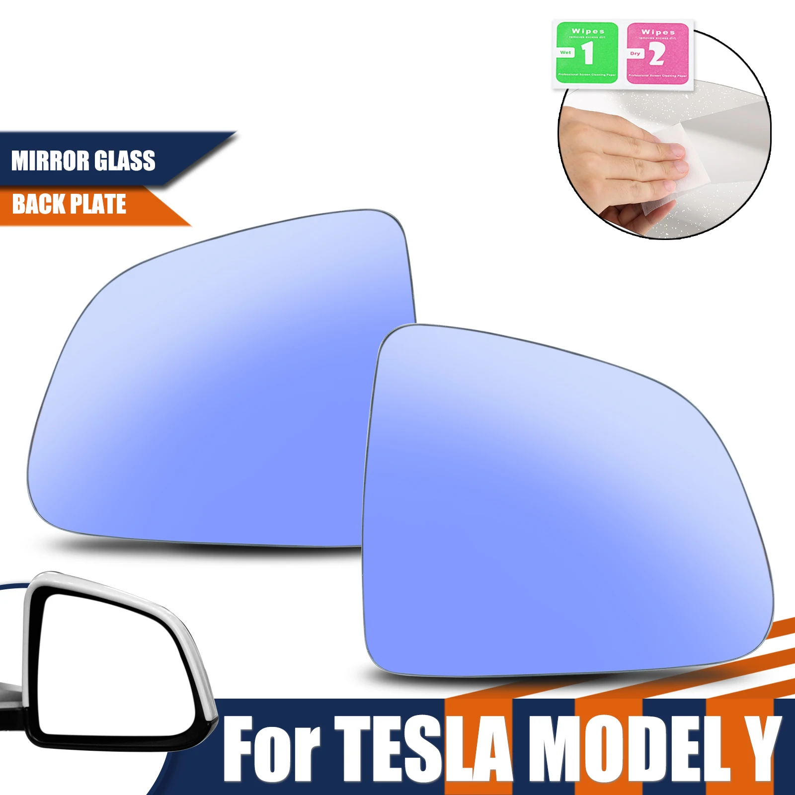 Espejo retrovisor antideslumbrante Tesla Model Y 1 par izquierda-derecha 2020-2024