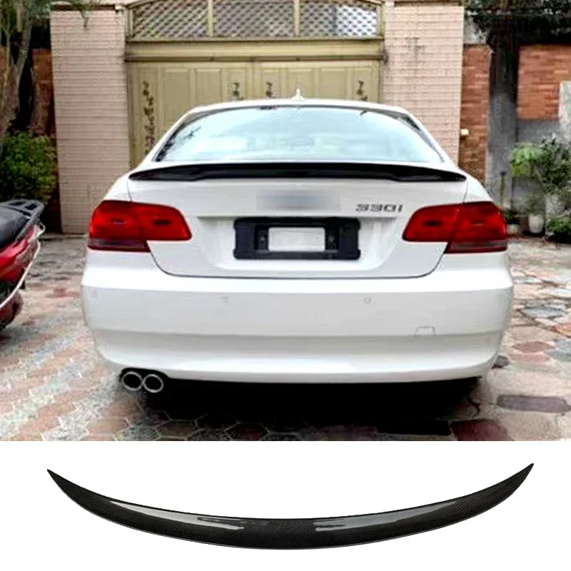 Alerón trasero de carbono real tipo ducktail para BMW E92 Coupé