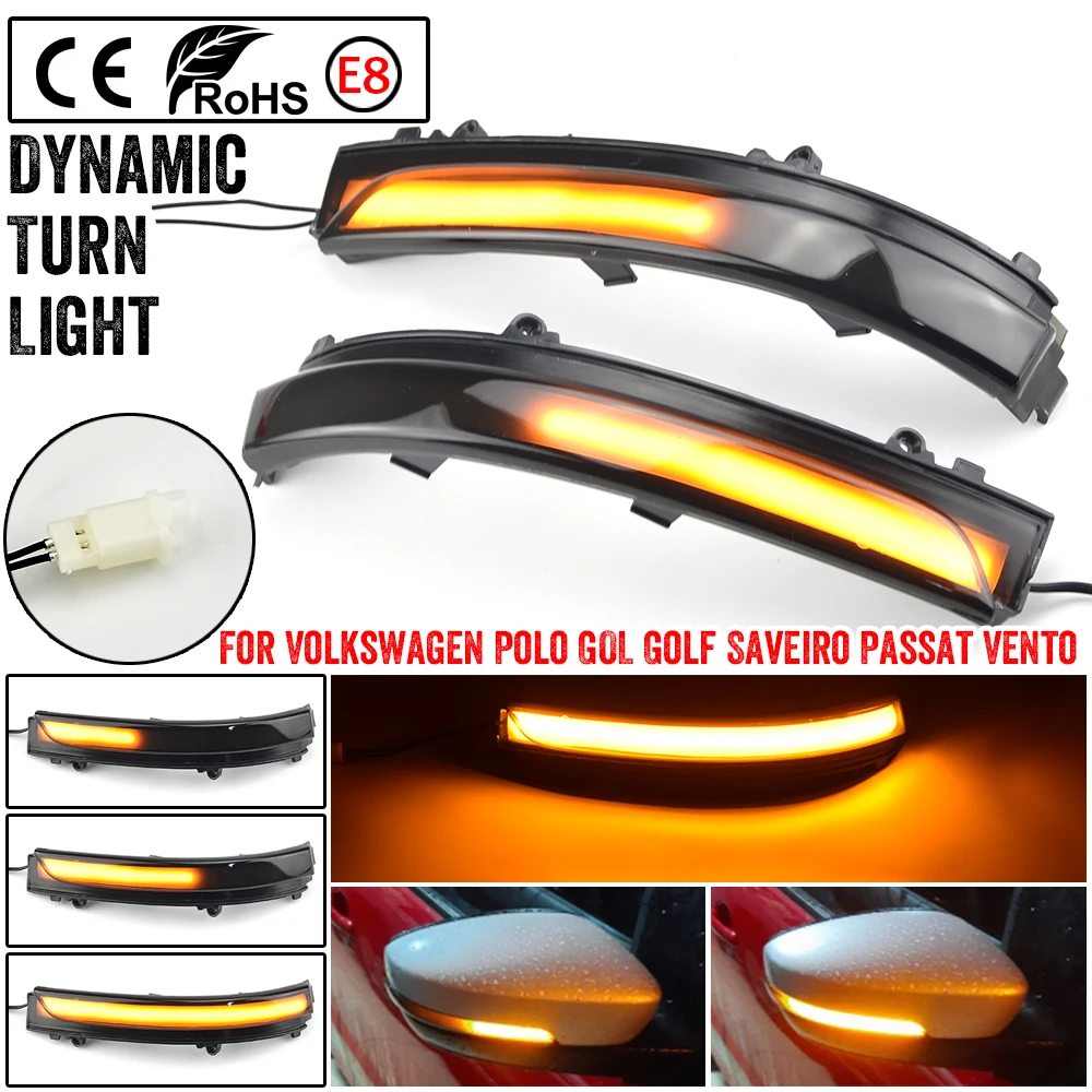 Intermitentes dinámicos LED para VW Jetta 6, Scirocco 3 y Beetle