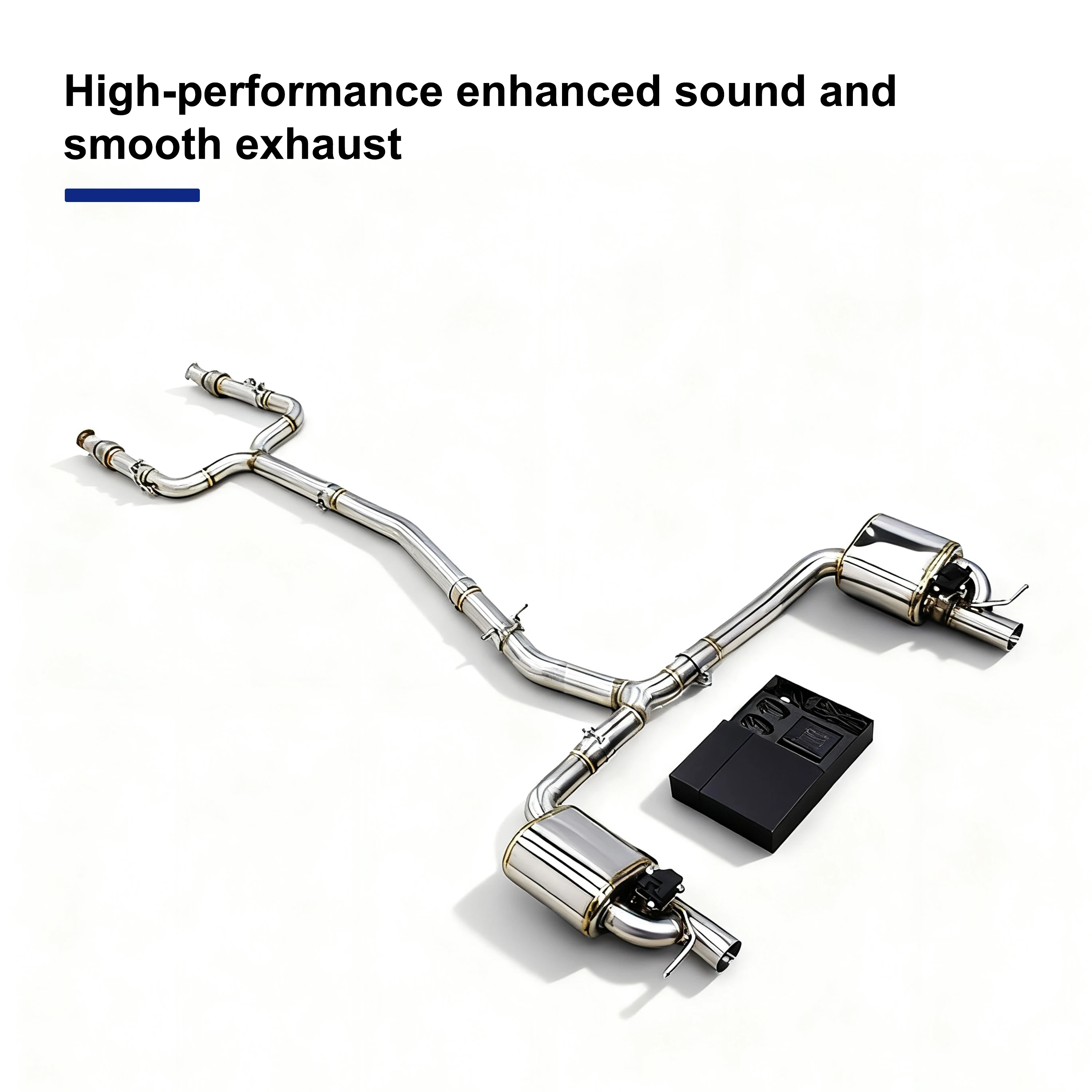 Escape cat-back ACE con válvula para Mercedes-Benz C43/E43 AMG W205 - imagen 2