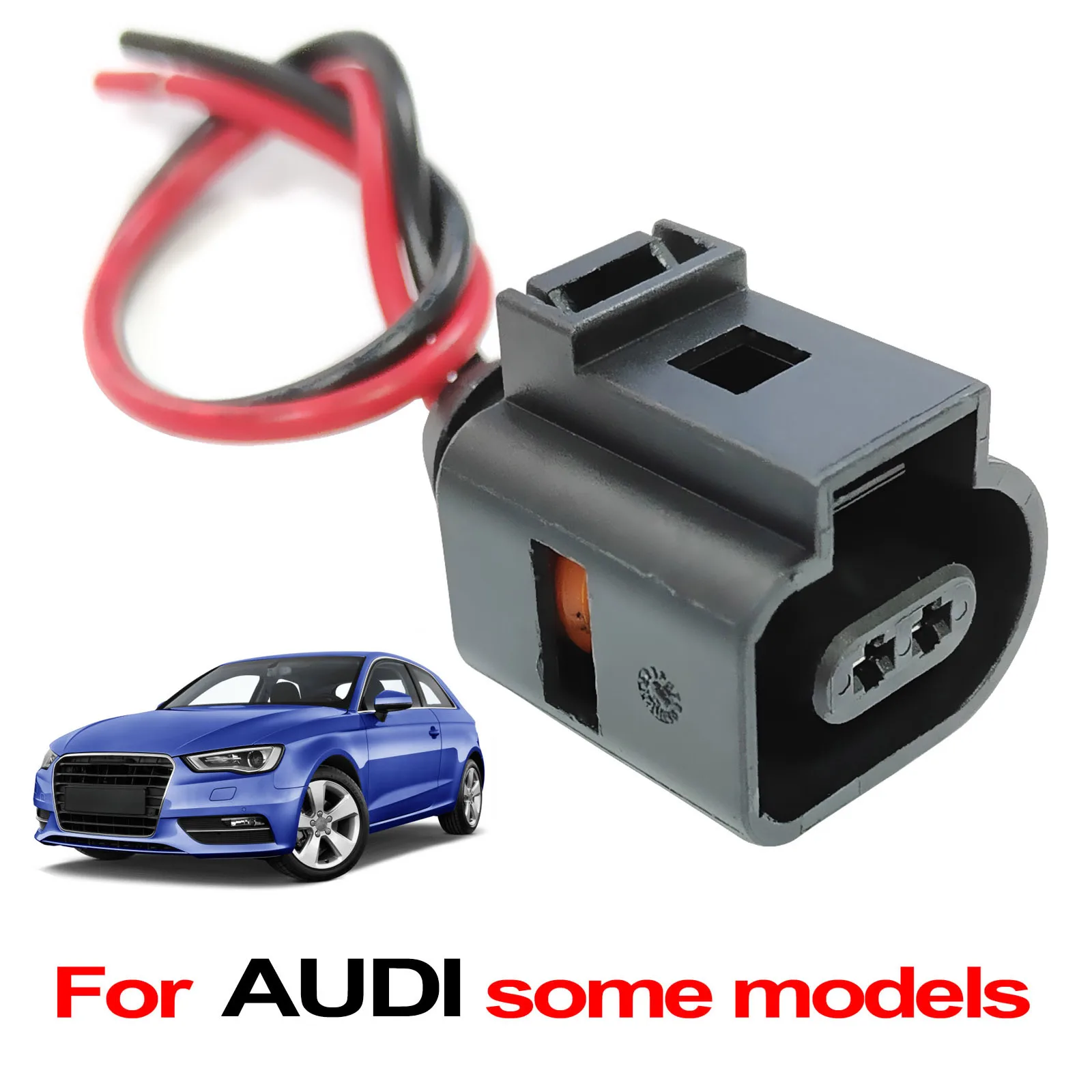 Conector sensor desgaste pastillas freno precableado Audi 1J0973702 - imagen 4
