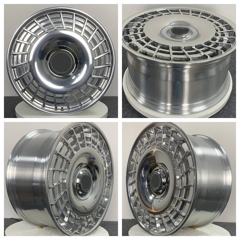 Llantas forjadas mecanizadas gris pulido - imagen 2