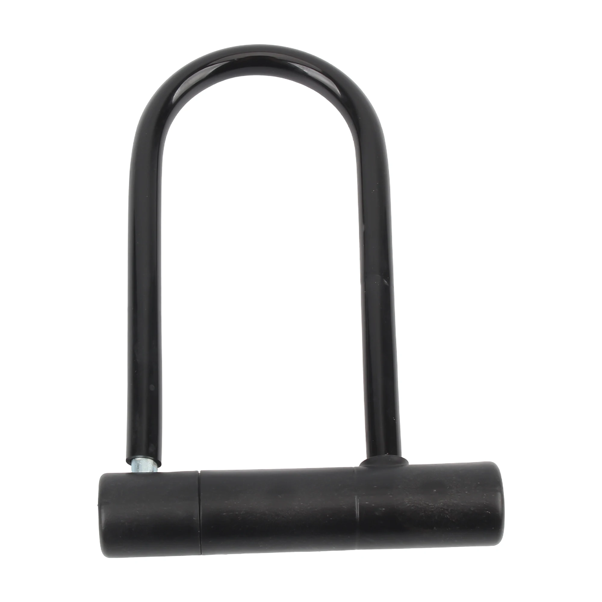 Candado antirrobo de metal negro para motocicleta