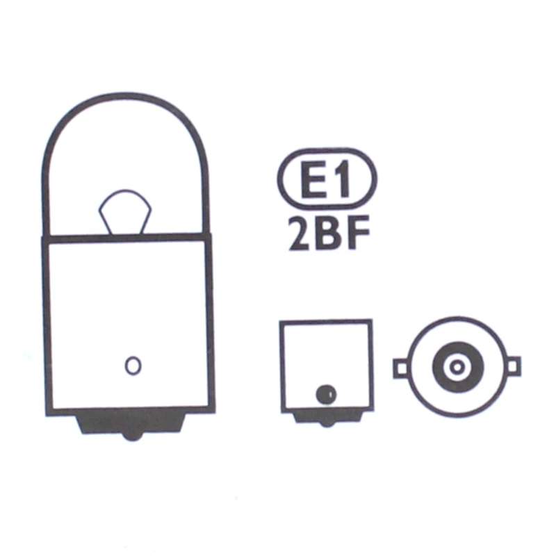 Philips 12821CP R5W BA15s, lámpara de posición 12 V 5 W - imagen 2