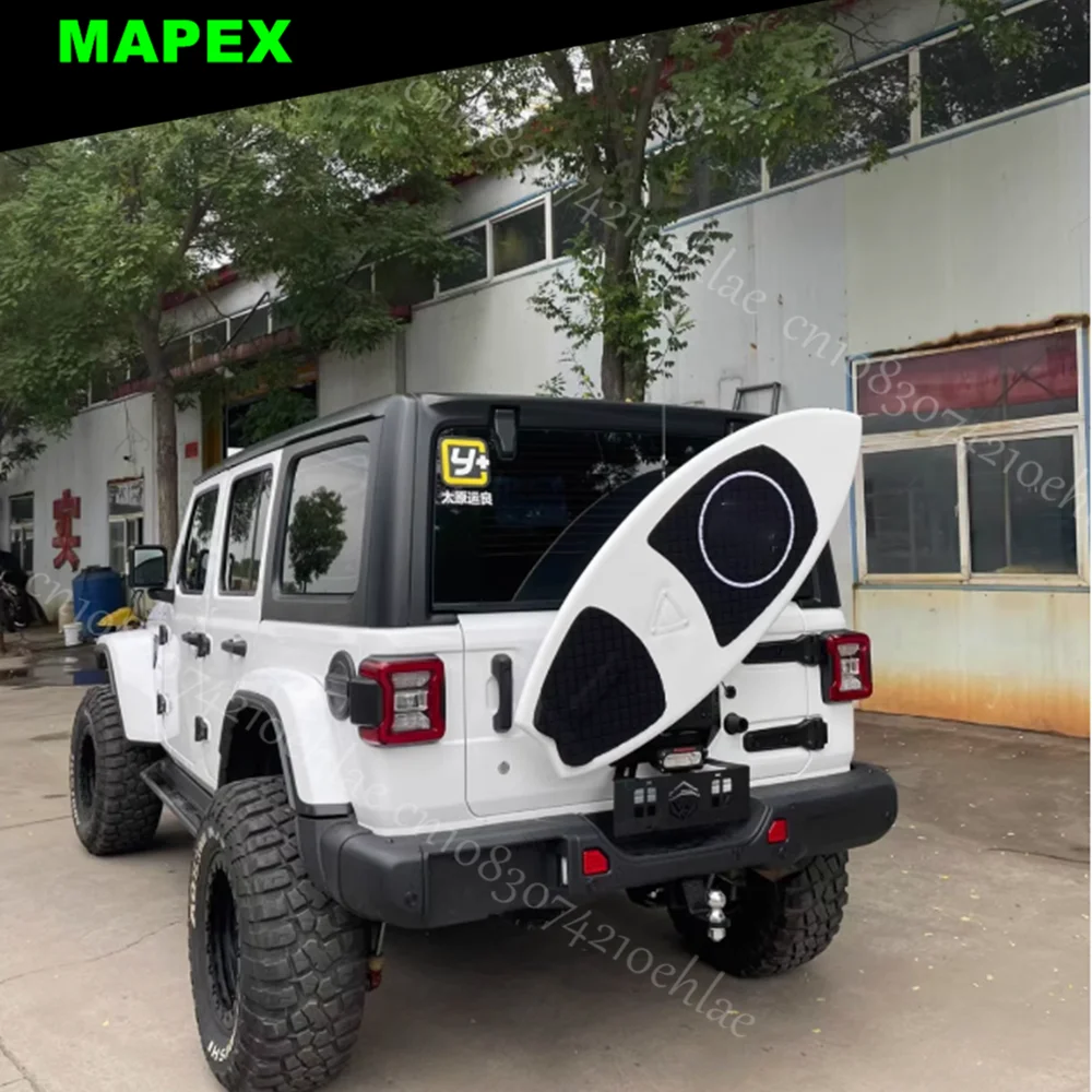 Soporte tablas surf Jeep Wrangler JK JL portaequipajes techo 2007-2024 - imagen 2