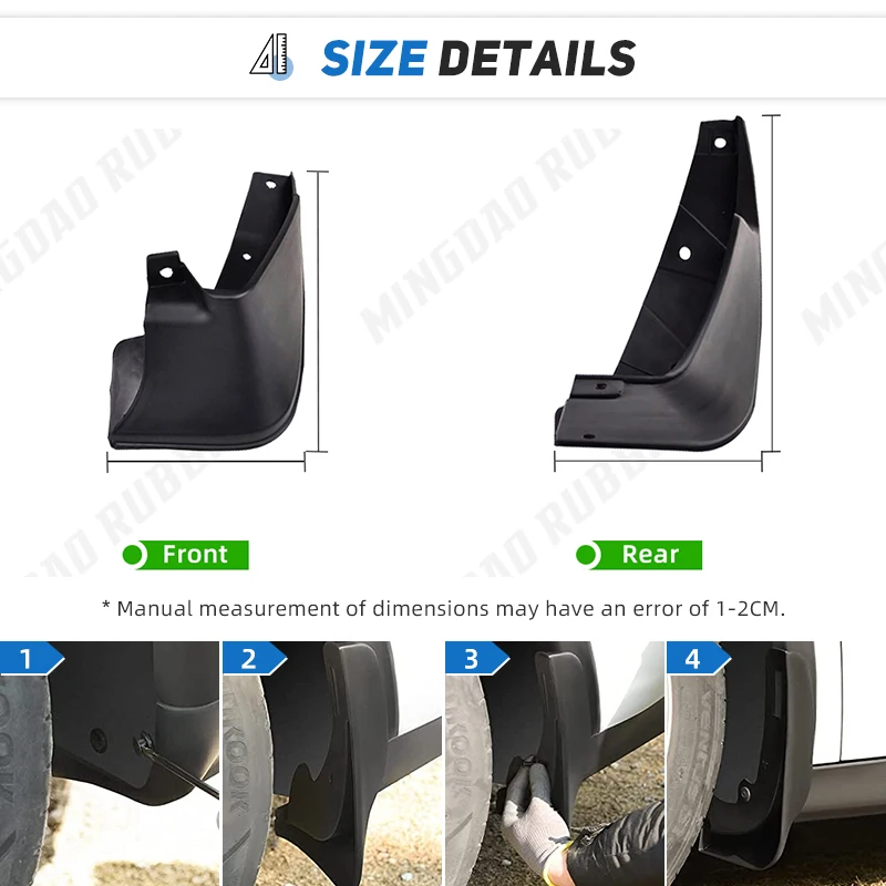 Guardabarros Nissan Maxima Teana Cefiro J31 (2003-2008) - imagen 3