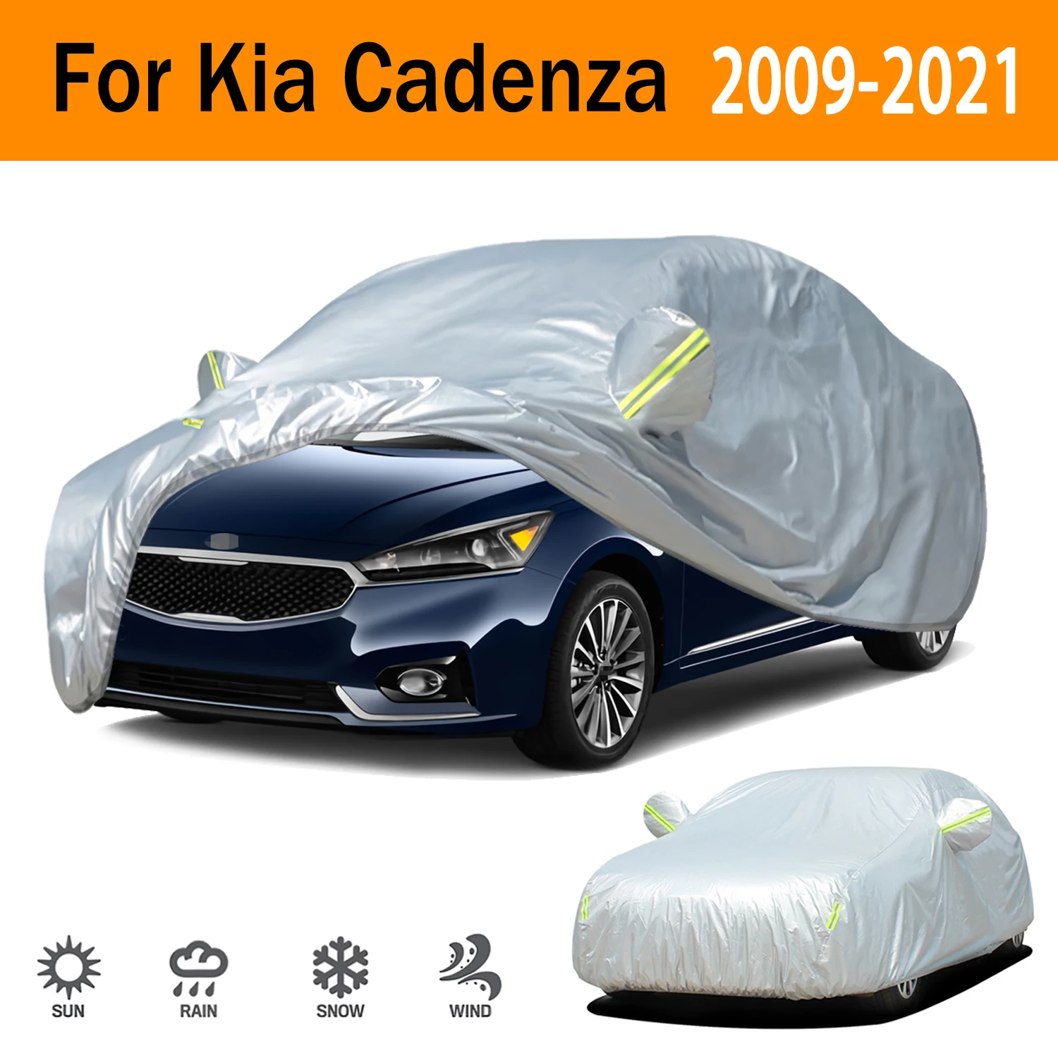 Funda antinieve Kia Cadenza 2009-2021 – protección antihielo y UV