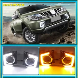 Luces LED diurnas DRL Mitsubishi Triton L200 2015-2018 antiniebla