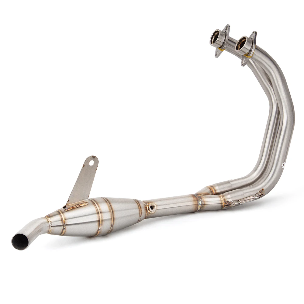 Para Yamaha YZF R3 R25 MT03 2015-2025 Escape de motocicleta inoxidable 32MM tubo de enlace frontal conectar silenciador OE línea de carreras de Escape - imagen 3