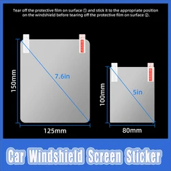 Protector de pantalla multimedia con film transparente