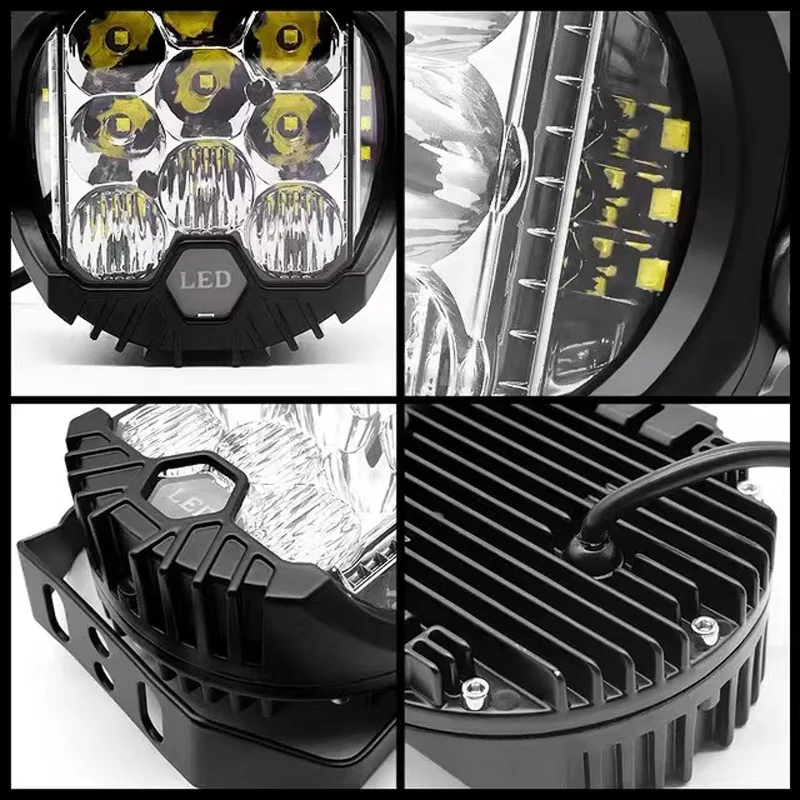Faros LED de 5 pulgadas para Harley-Davidson y todoterreno - imagen 4