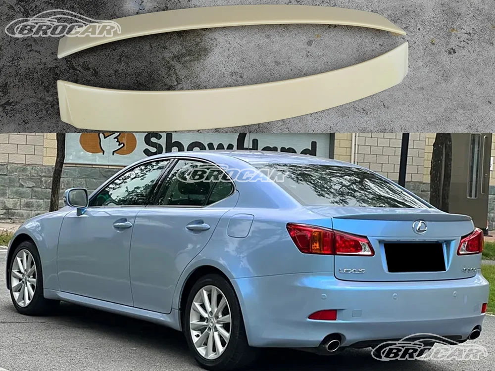 Para 2006--2012 Lexus IS IS250 IS300 350 alerón de techo XE20 plástico ABS de alta calidad alerón sin pintar alerón de maletero