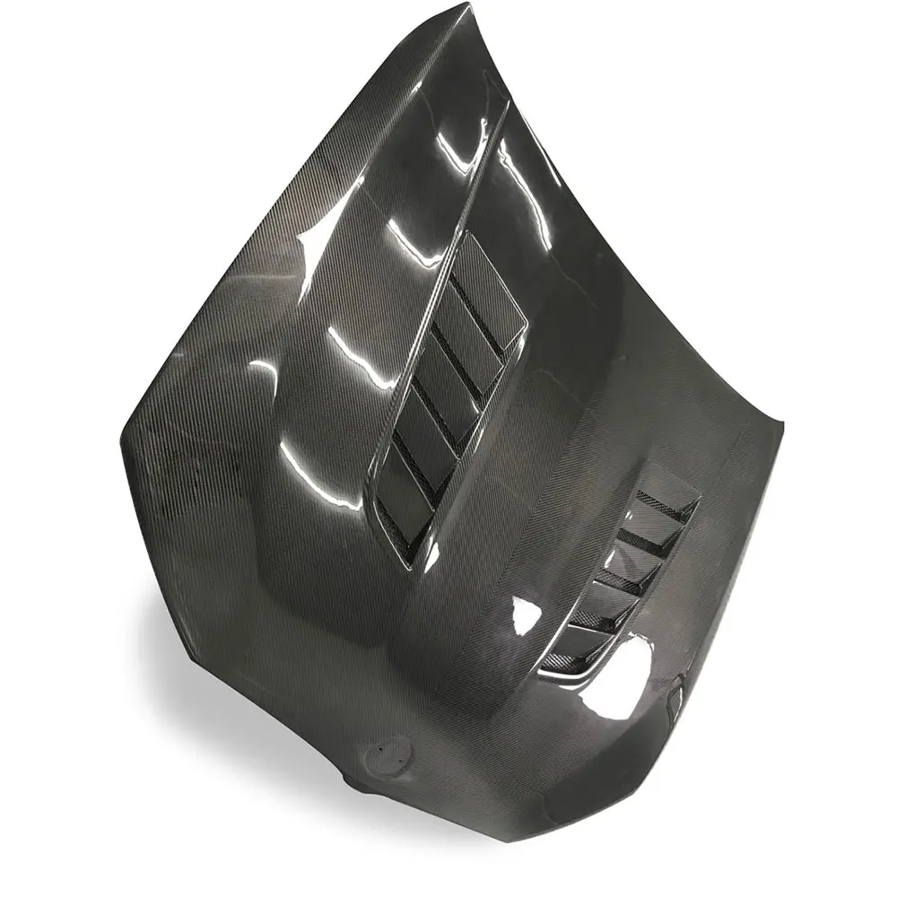 Capó delantero de carbono seco estilo GTR para BMW M5 F90 G30 - imagen 4