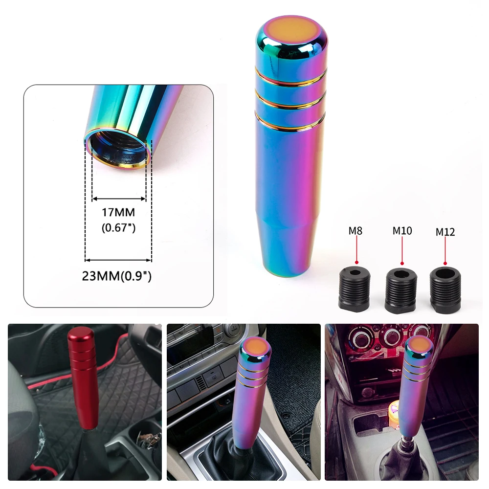 Pomo de cambio universal de aluminio extendido de 180 mm - imagen 5