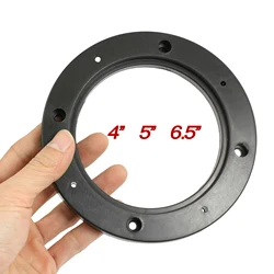 Autohaux espaciador de altavoz universal negro para montaje en coche