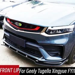 Para Geely Tugella Xingyue FY11 2019 20 21 kit de carrocería divisor de parachoques delantero de coche alerón difusor protector Tuning accesorios parte