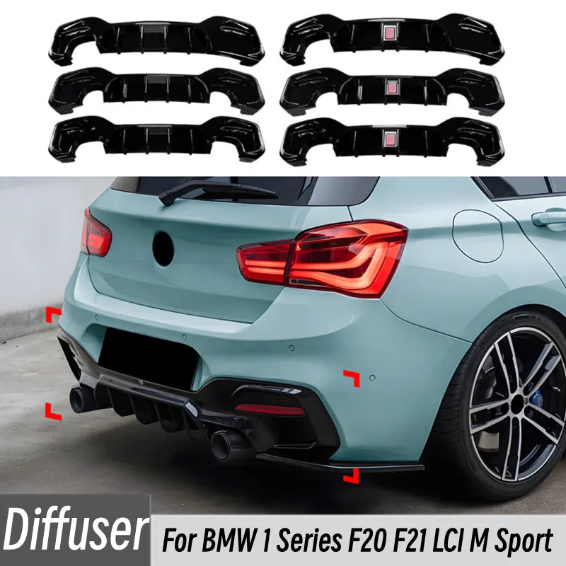 Difusor trasero BMW Serie 1 F20 F21 M Sport – labio alerón 2015-2019 - imagen 3