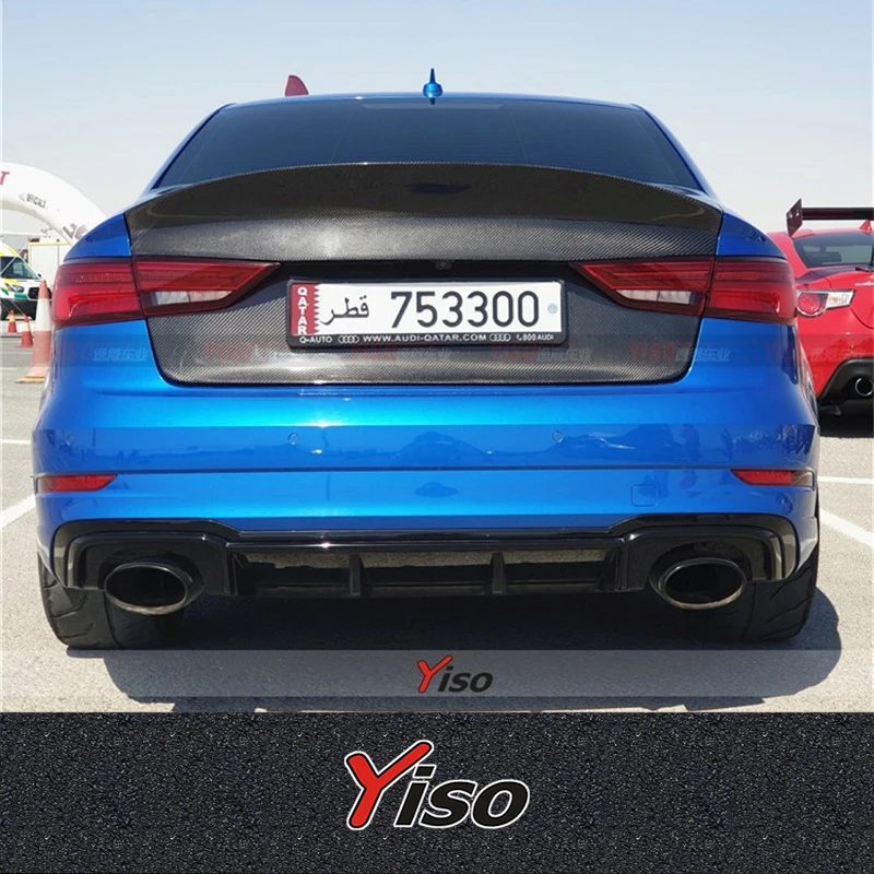 Cubierta trasera de fibra de carbono para Audi S3/RS3 - imagen 2