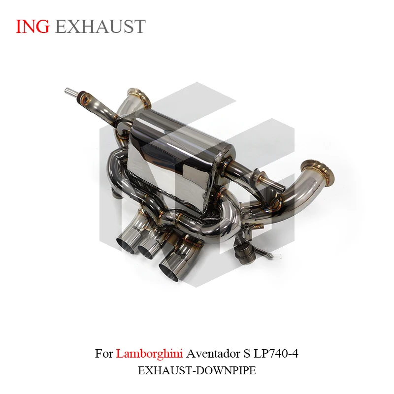 ING SS304 sistema de escape catback – Lamborghini Aventador S 6.5 V12 - imagen 2