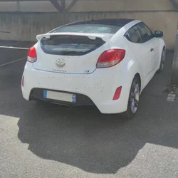 Alerón trasero de carbono ABS para Hyundai Veloster Turbo 2012-2017