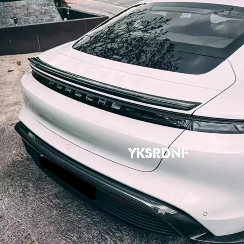 Real FD Alerón Trasero Carbono Porsche Taycan Turbo S 2019-2023 - imagen 3