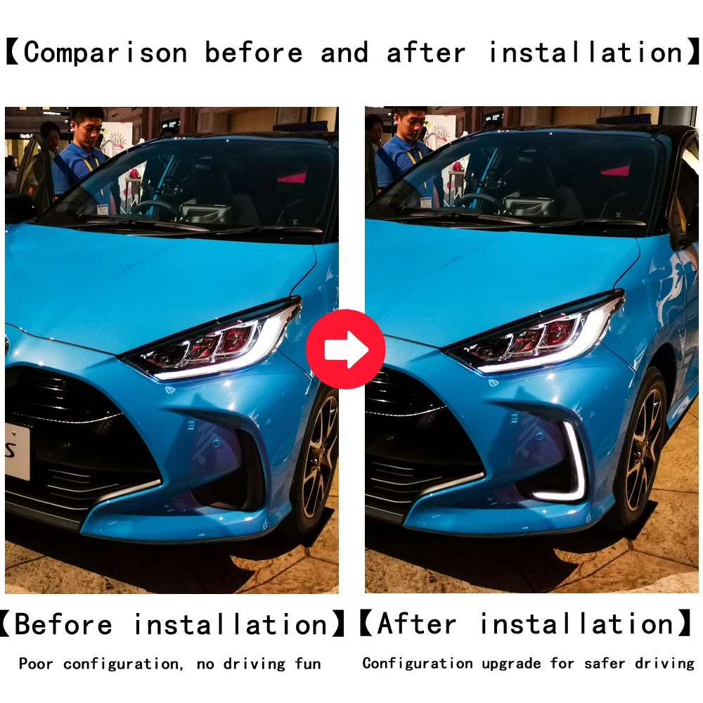Luz diurna LED con intermitente dinámico – Toyota Yaris 2020-2022 - imagen 4