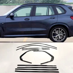 Embellecedores marco ventana negro acero BMW X5 G05 2018-2023