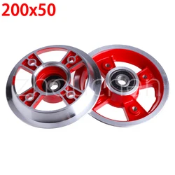 Cubo de aluminio para llanta de scooter con eje de rueda