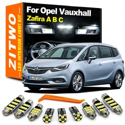 ZITWO Kit bombillas LED Canbus interior Opel Zafira A B C 1999-2018