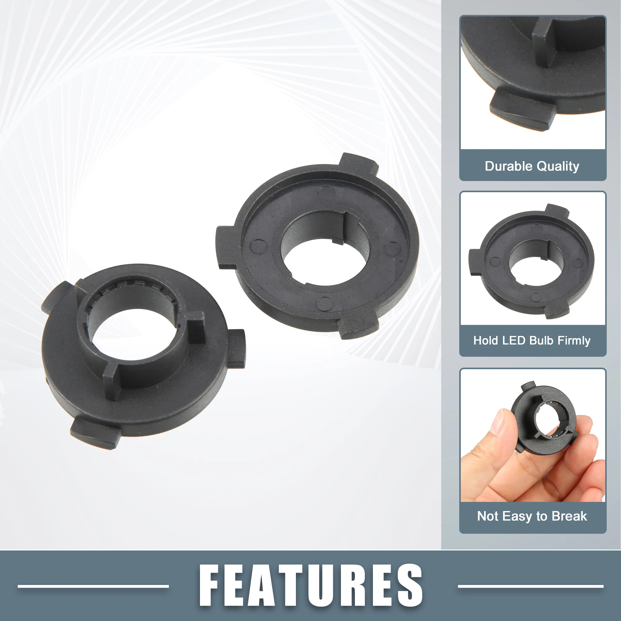 Autohaux Adaptador de portalámparas LED H7 para Kia y Hyundai - imagen 3