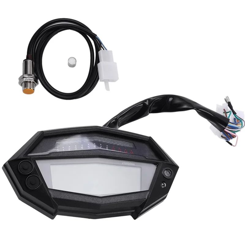Tacómetro digital LCD AB56 con sensor para Kawasaki Z1000